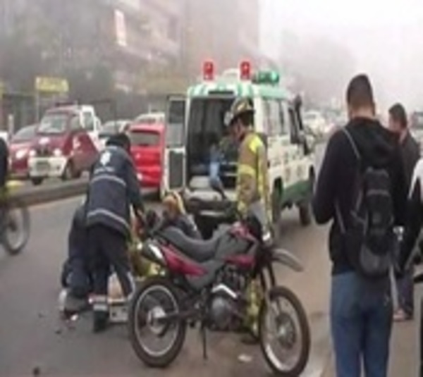 Motociclista muere en accidente de tránsito en Fernando de la Mora - Paraguay.com