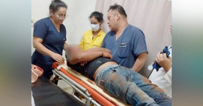Lo pillaron en pleno asalto y lo atropellaron