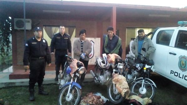 Abigeos se enfrentaron a tiros con policía y luego fueron detenidos - Nacionales - ABC Color