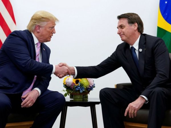 Trump elogia a Bolsonaro y quiere un acuerdo comercial con el Brasil