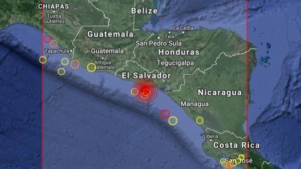 Un fuerte temblor de 6 grados de magnitud sacudió a El Salvador | .::Agencia IP::.