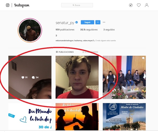 Hackean y venden cuenta de instagram de la Senatur