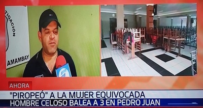 Hombre "celoso" baleó a desconocidos en local de comidas