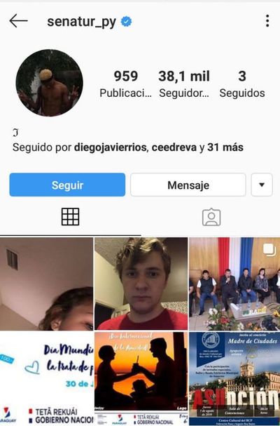 Hackean cuenta de Instagram de Senatur