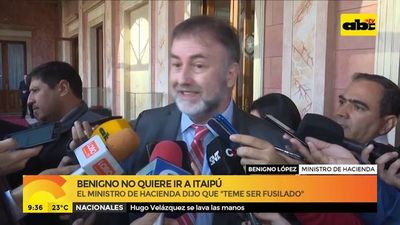 Benigno no quiere ir a Itaipú - ABC Noticias - ABC Color