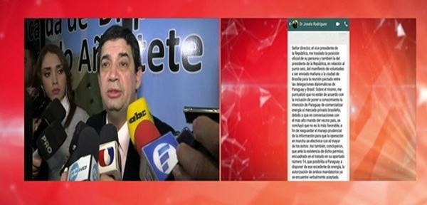 Vicepresidente irá a Diputados a dar explicaciones | Noticias Paraguay