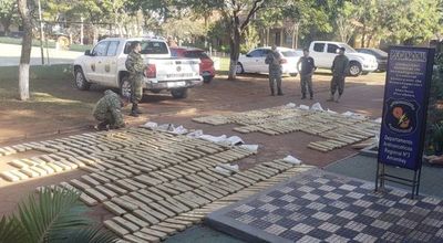 Incautan más de dos toneladas de marihuana en Amambay - Nacionales - ABC Color