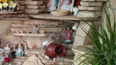 Aseguran que  un “angelito”  cura todo tipo  de dolores