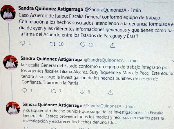La Fiscalía conformó un equipo de investigación