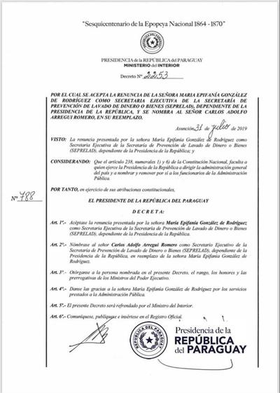 Ejecutivo designa a Carlos Arregui como nuevo ministro de la Seprelad - .::RADIO NACIONAL::.