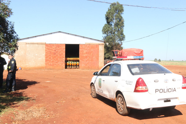 Bandidos roban agroquímicos y otros objetos tras asalto de establecimiento rural en Minga Guazú