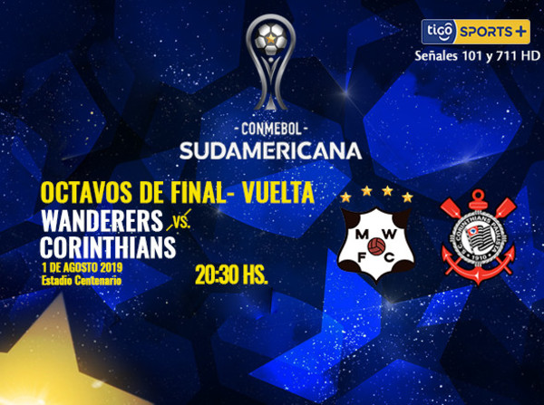 Wanderers busca la remontada ante Corinthians