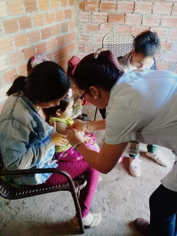 Visitas y vacunaciones en el Sur del Monday
