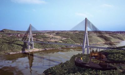 Firman orden de servicio y dan inicio a construcción del Puente de la Integración
