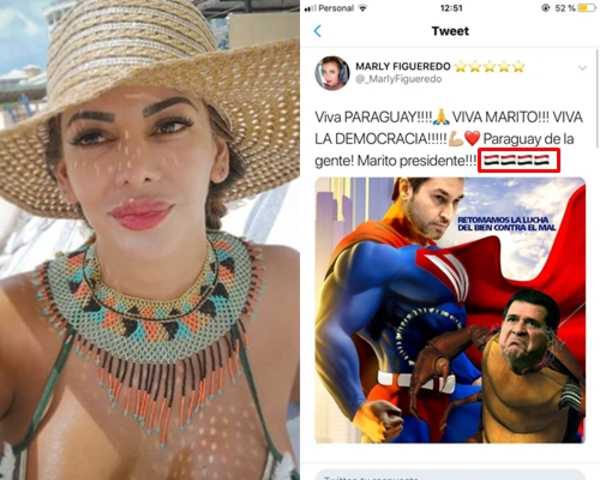 Marly Figueredo y un nuevo error que la vuelva tendencia en redes