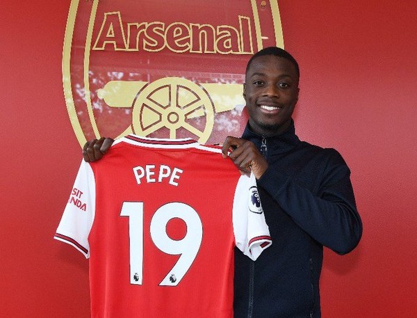 Nicolas Pépé rompe tres récords con su llegada al Arsenal