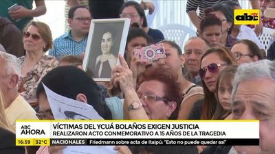 Víctimas del Ycua Bolaños exigen justicia - ABC Noticias - ABC Color