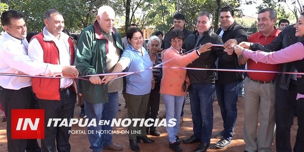 M. OTAÑO: COMUNA INAUGURÓ OBRAS EJECUTADAS CON FONACIDE