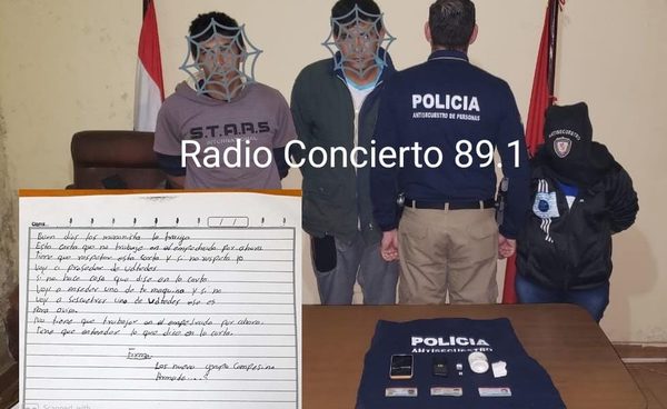 Detienen a grupo que se hacía pasar del EPP para extorsionar a menonita