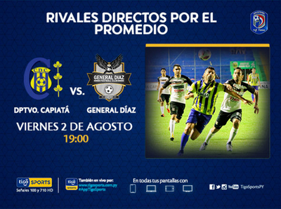Juego de zona roja entre Capiatá y General Díaz