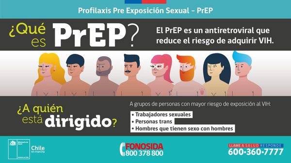 Chile entrega en hospitales públicos pastilla que previene el VIH