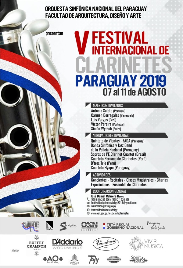 La OSN presenta desde este miércoles el Festival Internacional de Clarinetes | .::Agencia IP::.