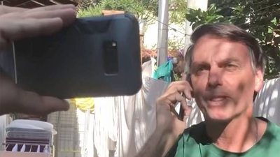 HOY / Llamadas de Bolsonaro a Abdo  en crisis: "Es confidencial" dijo   cuando le preguntaron sobre que