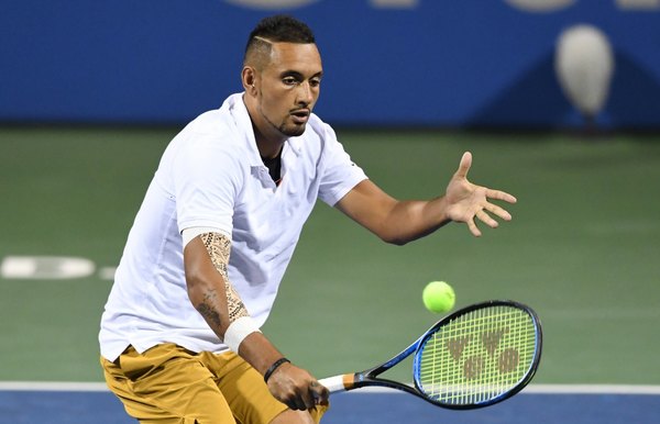 El australiano Nick Kyrgios volvió a hacer de las suyas