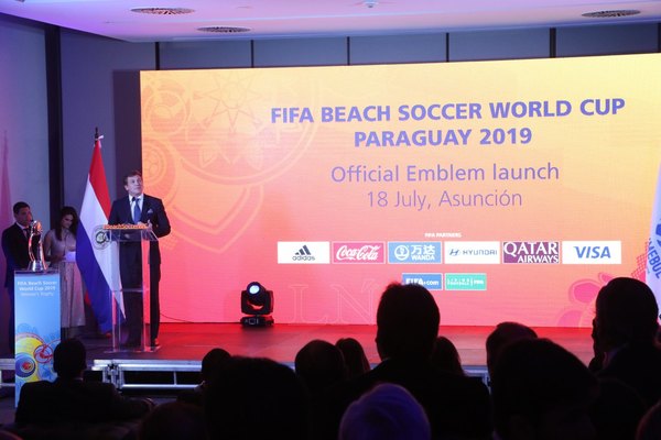 El embajador del Mundial 2019 de fútbol de playa