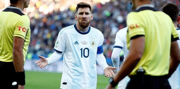 Conmebol sancionó a Messi por sus dichos
