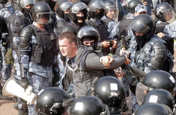 Cerca de 200 detenidos en Moscú durante manifestación de la oposición - Mundo - ABC Color