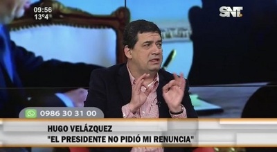 Velázquez confirma que se reunió con Cartes