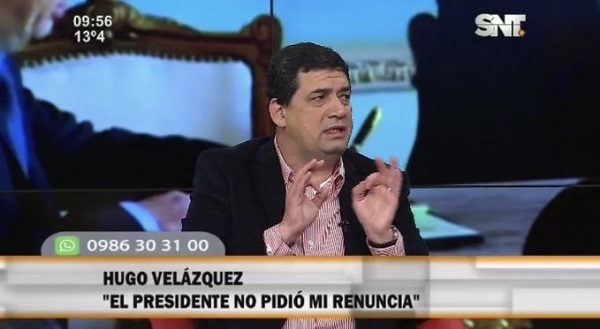 Velázquez confirma que se reunió con Cartes