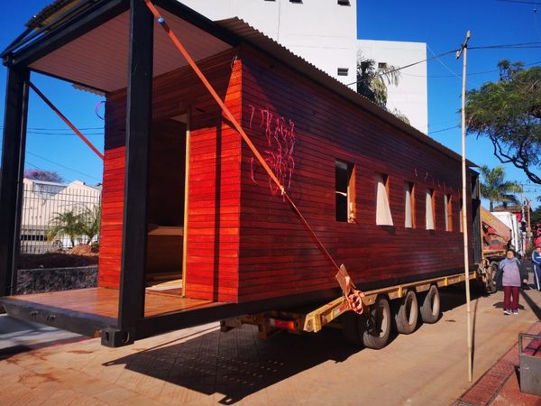 Tren Lechero: Empezaron a instalar réplica | San Lorenzo Py