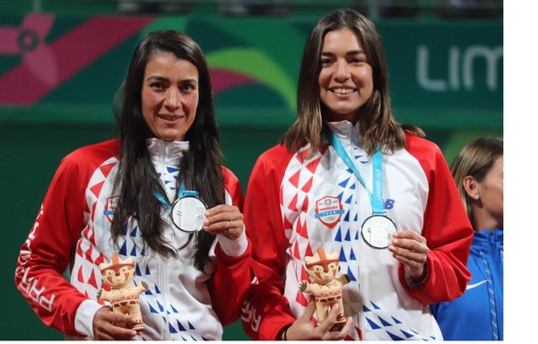Tenis femenino: Paraguay gana su primera medalla en los Panamericanos - ADN Paraguayo