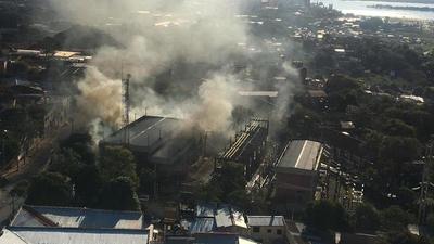 Importante incendio en estación de la ANDE » Ñanduti