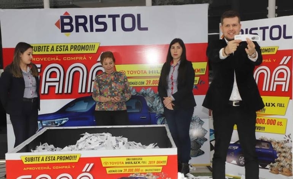 HOY / Bristol regaló un 0KM y 39 millones de guaraníes