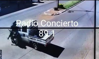 Motociclista termina lesionado tras choque