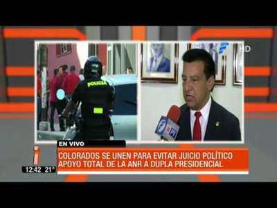 Colorados se unen para evitar juicio político