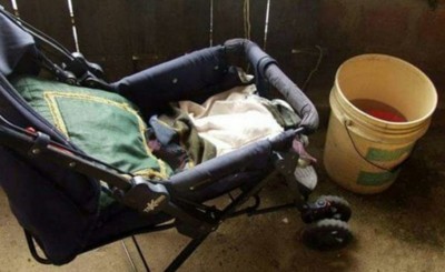 Bebé muere ahogado al caer a un valde con agua