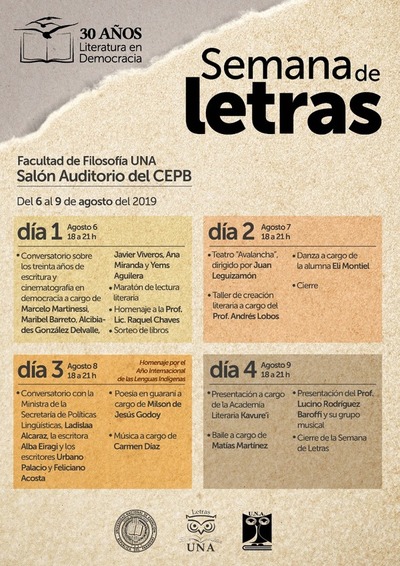 La Semana de Letras de FIL-UNA incluirá debate sobre lenguas indígenas | .::Agencia IP::.