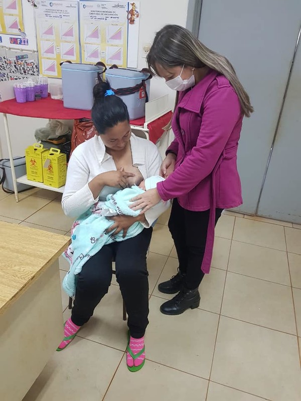 Orientación sobre lactancia y control prenatal en las USF del interior