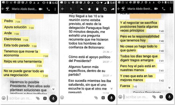 Acta Itaipú: Amarilla justificó actuación de Abdo - La Primera Mañana - ABC Color