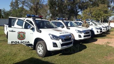 Policía Nacional recibe 7 nuevas patrulleras en San Pedro