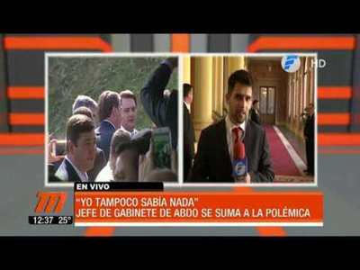 Crisis Itaipú: Jefe de Gabinete de Abdo se suma a la polémica