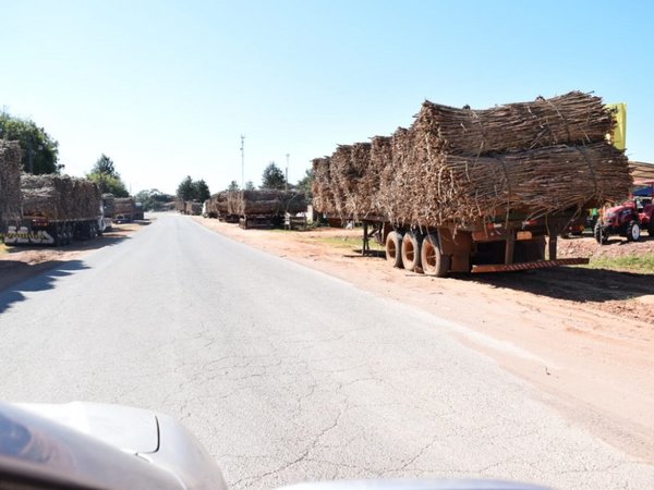 Planta alcoholera de Troche paró y camioneros no pueden descargar caña