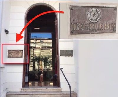 Roban placa considerada patrimonio Cultural