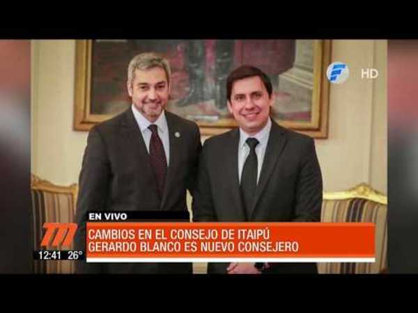 El primer cambio de Mario Abdo entre consejeros de Itaipú