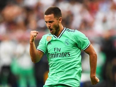 Hazard ya hace de referente y da el triunfo al Real Madrid