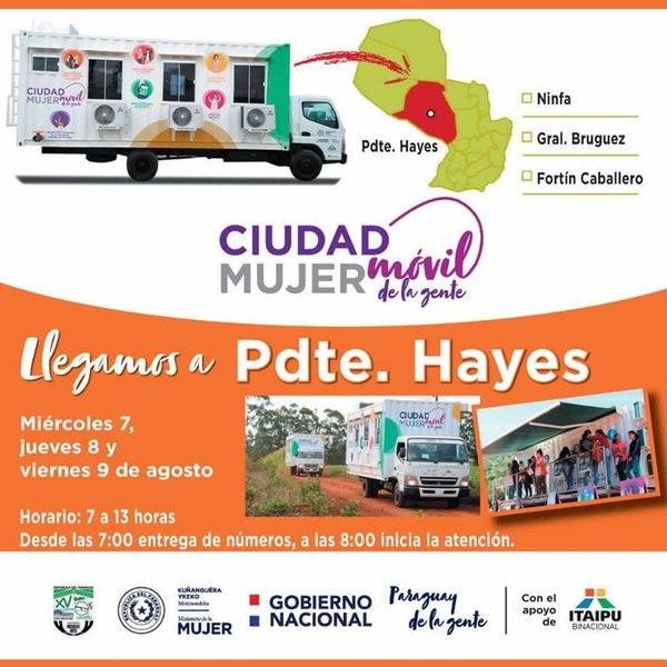 Anuncian presencia del móvil Ciudad Mujer en el Chaco - .::RADIO NACIONAL::.